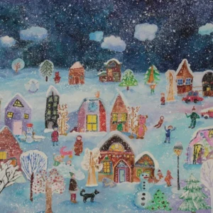 Коллективная работа. «Зима»/Collective picture “Winter”/110000₽