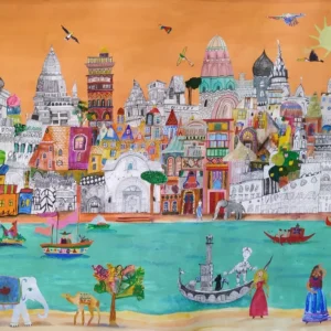 Коллективная работа. «Индия»/Collective picture “India”/150000₽