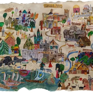 Коллективная работа. «Средневековье»/Collective picture “Middle Ages”/50000₽